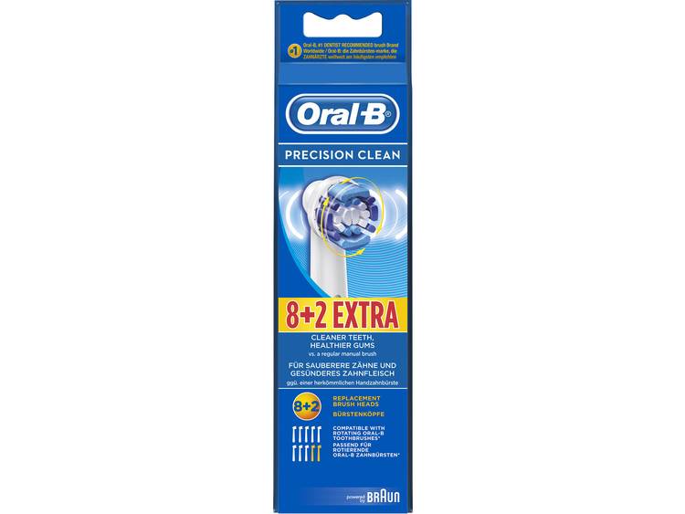 Oral-B opzetborsteltjes Precision Clean, met bescherming tegen bacteriën