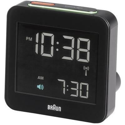 Braun 66018 Wekker Zendergestuurd Zwart Alarmtijden 1  