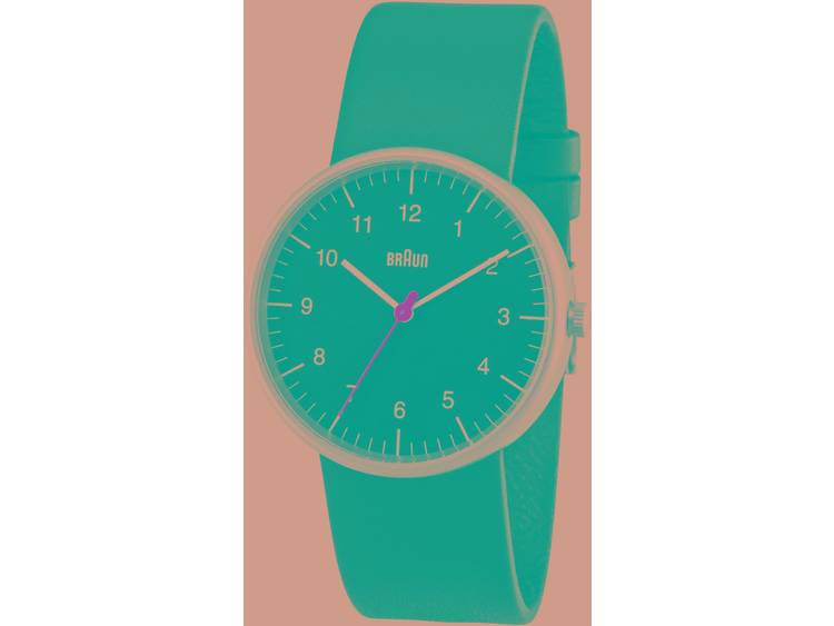 Braun BN0021BKBKG Horloge RVS Materiaal (behuizing)=RVS Materiaal (armband)=Leer