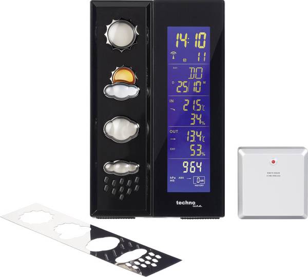 WS 6650 - Modern weerstation met felgekleurde weersymbolen