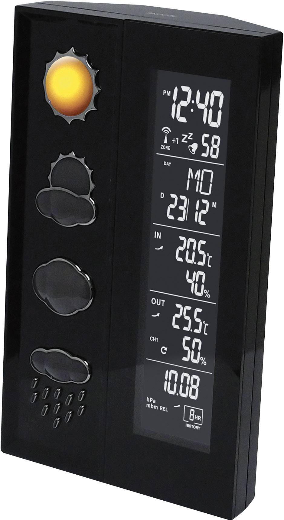 WS 6650 - Modern weerstation met felgekleurde weersymbolen-3