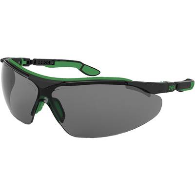 uvex i-vo 9160043 Veiligheidsbril Incl. UV-bescherming Zwart, Groen EN 166-1, EN 169 DIN 166-1, DIN 169 