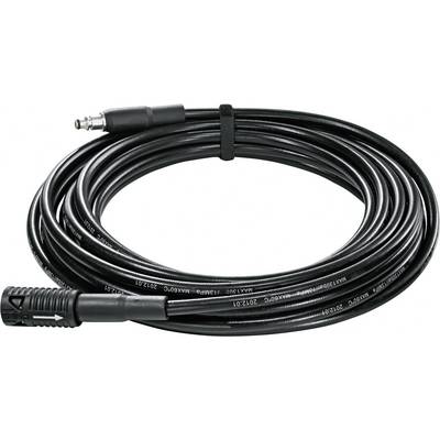 Zwart XLR-kabel met robuuste stekker, opgerold en vastgemaakt, geschikt voor professionele audioverbindingen.