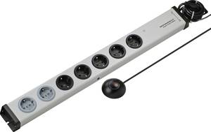 Conrad Ehmann 0206c00072381 Overspanningsveilige stekkerdoos 7-voudig Zilver Randaarde stekker 1 stuk(s) aanbieding
