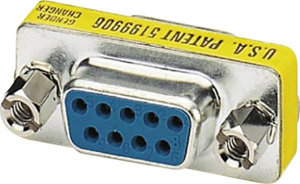 Phoenix Contact Adapter Serieel, Parallel [1x D-sub bus 9-polig - 1x D-sub bus 9-polig]  Geel