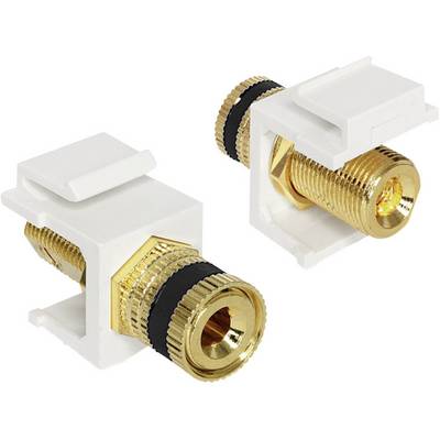 DeLOCK Keystone module binding post > thread nut black Keystone module-0