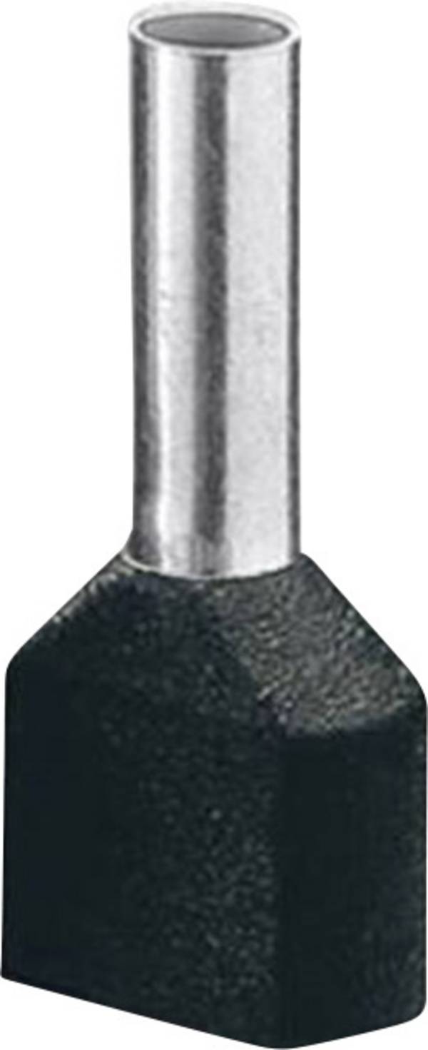 Phoenix Contact 3200823 Dubbele adereindhulzen 1.5 mm² Deels geïsoleerd Zwart 100 stuk(s)