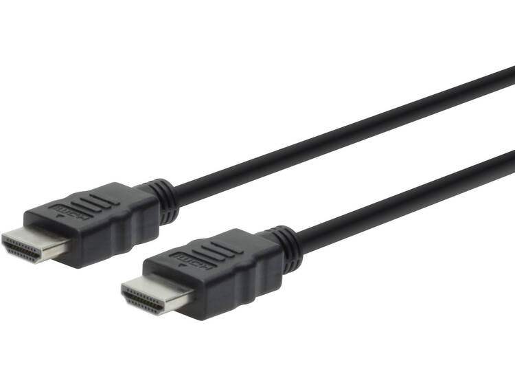 Digitus HDMI Aansluitkabel [1x HDMI-stekker <=> 1x HDMI-stekker] 3 m Zwart