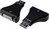 Digitus AK-340603-000-S DisplayPort / DVI Adapter [1x DisplayPort stekker - 1x DVI-bus 24+5-polig] Zwart