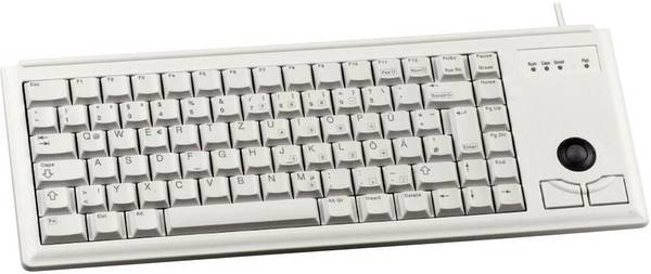 Cherry Compact-Keyboard G84-4400 / lichtgrijs