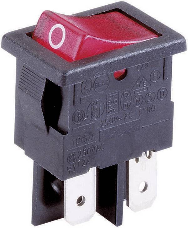 Arcolectric (Bulgin Ltd.) H8553VB NAH Wipschakelaar H8553VB NAH 230 V/AC 10 A 2x uit/aan  Continu 1 stuk(s)