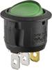TRU COMPONENTS 700304 Wipschakelaar R13-112B B/G 200V 250 V/AC 6 A 1x uit/aan Continu 1 stuk(s)