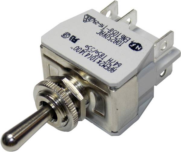 APEM 647H/2 647H/2 Tuimelschakelaar 250 V/AC 10 A 2x (aan)/uit/(aan)  Moment/0/moment 1 stuk(s)