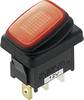 TRU COMPONENTS 1587935 Wipschakelaar TC-R13-66B8 12 V/DC 16 A 1x uit/aan Continu 1 stuk(s)