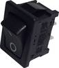 TRU COMPONENTS 1587515 Wipschakelaar TC-R13-66A-02 250 V/AC 6 A 1x uit/aan Continu 1 stuk(s)