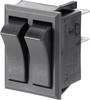 TRU COMPONENTS 1587546 Wipschakelaar TC-R13-90PAA-01 250 V/AC 10 A 2x uit/aan Continu 1 stuk(s)