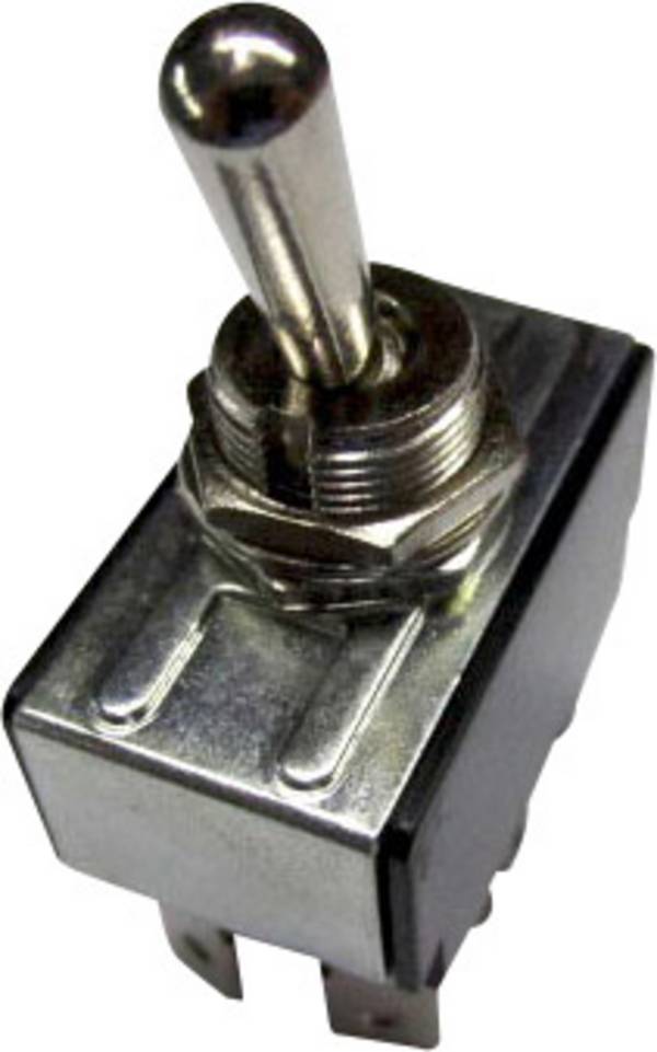 TRU COMPONENTS 1587674 TC-R13-28E-01 Tuimelschakelaar 250 V/AC 10 A 2x aan/uit/aan  Continu/0/continu 1 stuk(s)