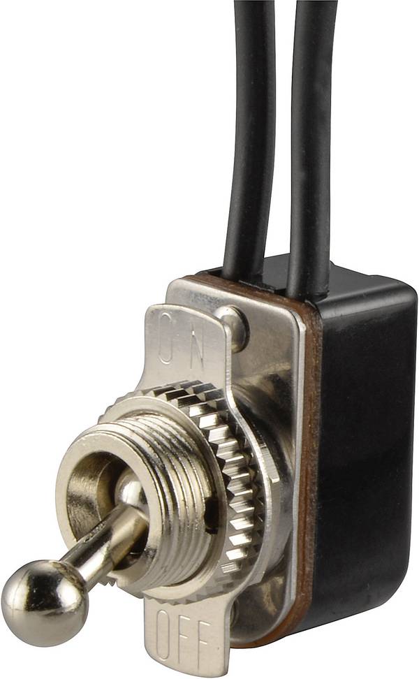TRU COMPONENTS 1587680 TC-R13-36A1-11 Tuimelschakelaar 250 V/AC 3 A 1x uit/aan  Continu 1 stuk(s)