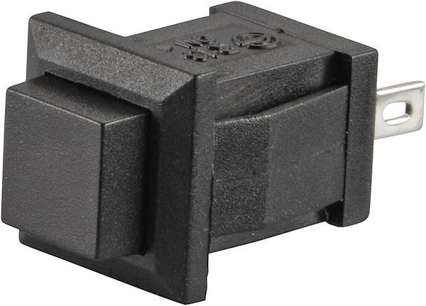 TRU COMPONENTS 1587712 TC-R13-57A-05BK Druktoets 250 V/AC 0.5 A 1x uit/(aan) Moment 1 stuk(s)