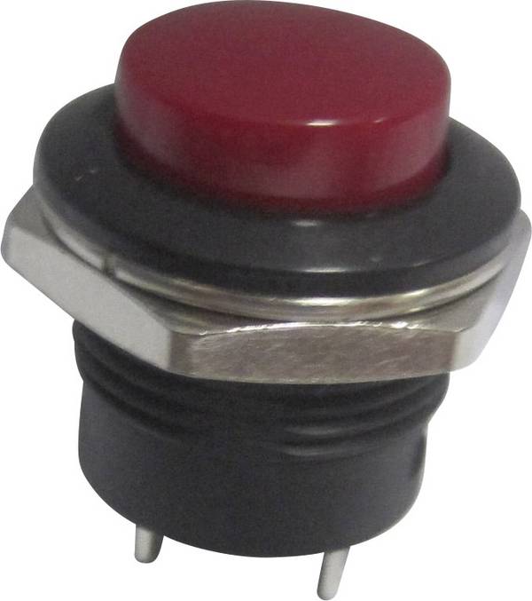 TRU COMPONENTS 1587736 TC-R13-507A-05RT Druktoets 250 V/AC 3 A 1x uit/(aan) Moment 1 stuk(s)