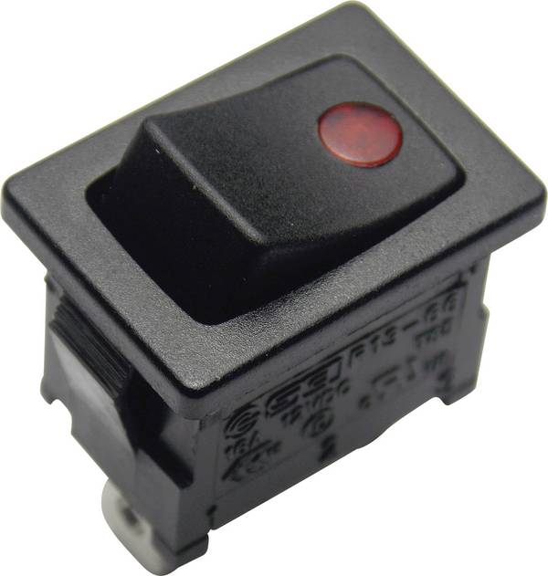 TRU COMPONENTS 1587848 Wipschakelaar TC-R13-66B2-02 B/B 12 V 16 A 1x uit/aan  Continu 1 stuk(s)