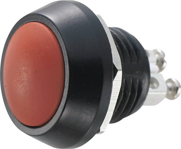 TRU COMPONENTS 701258 GQ12B-A, RD Vandalismebestendige druktoets 48 V/DC 2 A 1x uit/(aan) Moment IP65 1 stuk(s)