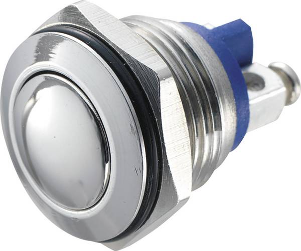 TRU COMPONENTS 701273 GQ 16B-S Vandalismebestendige druktoets 48 V/DC 2 A 1x uit/(aan) Moment IP65 1 stuk(s)