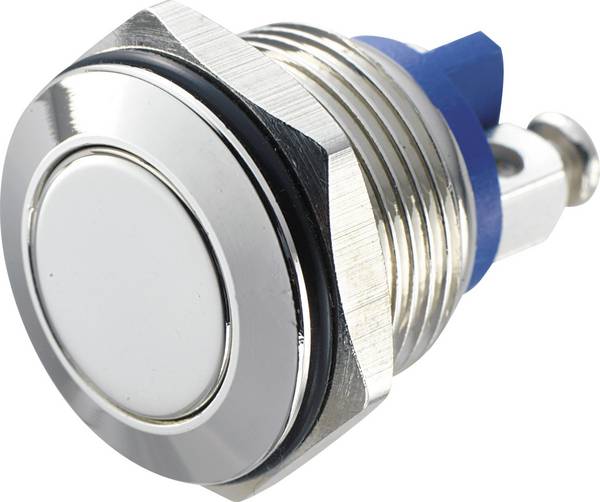 TRU COMPONENTS 701274 GQ 16F-N Vandalismebestendige druktoets 48 V/DC 2 A 1x uit/(aan) Moment IP65 1 stuk(s)