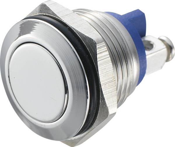 TRU COMPONENTS 701280 GQ 16F-S Vandalismebestendige druktoets 48 V/DC 2 A 1x uit/(aan) Moment IP65 1 stuk(s)