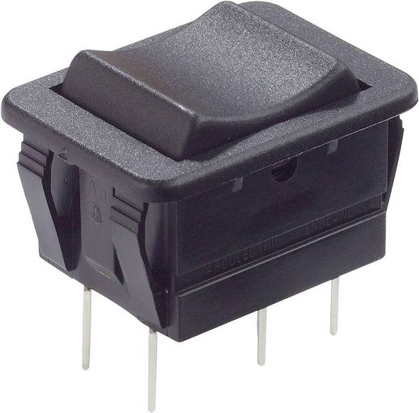 Arcolectric (Bulgin Ltd.) C1570VBAAB Wipschakelaar C1570VBAAB 250 V/AC 16 A 2x aan/uit/aan  Continu/0/continu 1 stuk(s)