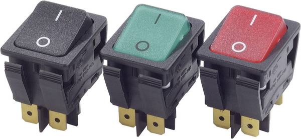 Arcolectric (Bulgin Ltd.) C6050ALAAC Wipschakelaar C6050ALAAC 250 V/AC 16 A 2x uit/aan  Continu 1 stuk(s)