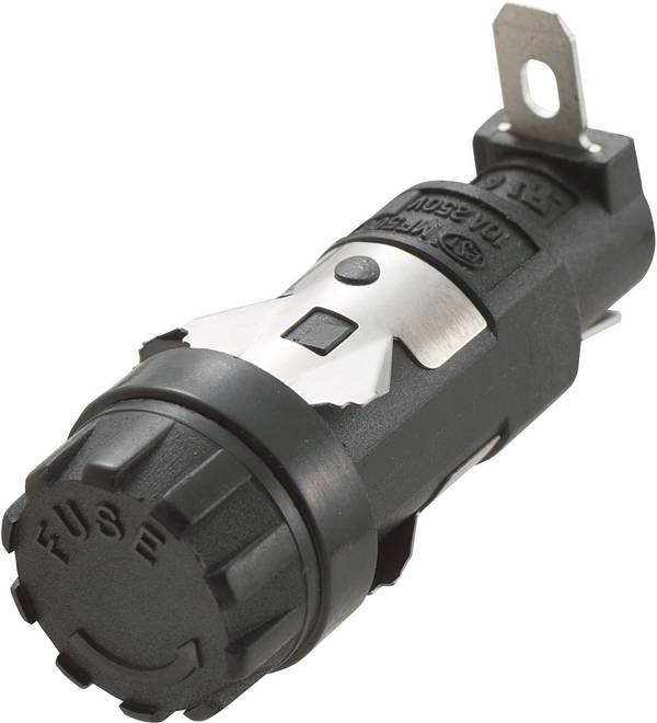 TRU COMPONENTS MF-500H Zekeringhouder Geschikt voor Buiszekering 5 x 20 mm 10 A 250 V/AC 1 stuk(s)