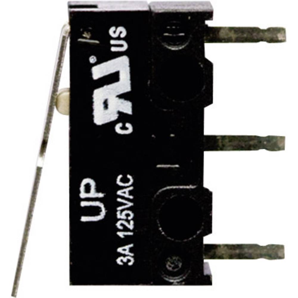 TE Connectivity 1825043-3 Microschakelaar 1825043-3 30 V/DC 0.1 A 1x aan/(aan) Moment 1 stuk(s)