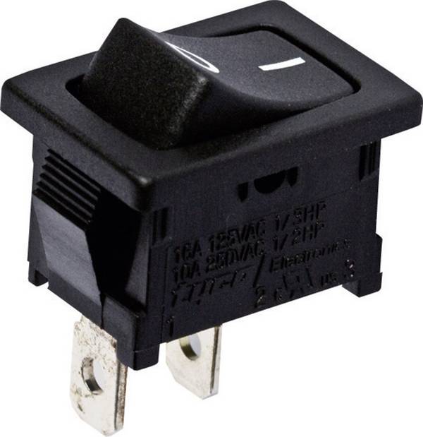 TE Connectivity 1-1571076-0 Wipschakelaar 1-1571076-0 250 V/AC 10 A 1x uit/aan Continu 1 stuk(s)