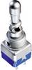 APEM 12147A 12147A Tuimelschakelaar 250 V/AC 2 A 2x (aan)/uit/(aan) IP54 Moment/0/moment 1 stuk(s)