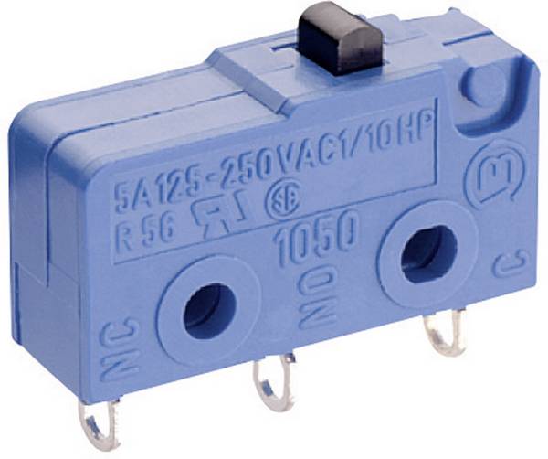 Marquardt 1050.2102 Microschakelaar 1050.2102 250 V/AC 5 A 1x aan/(aan)  Moment 1 stuk(s)