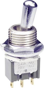 NKK Switches M2023SS4W01 M2023SS4W01 Tuimelschakelaar 250 V/AC 3 A 2x aan/uit/aan  Continu/0/continu 1 stuk(s)