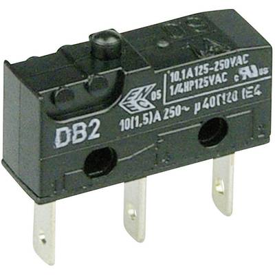 ZF DB2C-B1AA Microschakelaar DB2C-B1AA 250 V/AC 10 A 1x aan/(aan)  Moment 1 stuk(s) 