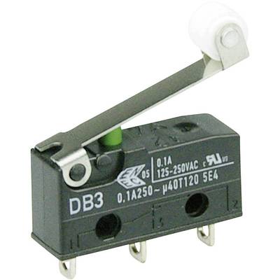 ZF DB3C-A1RC Microschakelaar DB3C-A1RC 250 V/AC 0.1 A 1x aan/(aan)  Moment 1 stuk(s) 