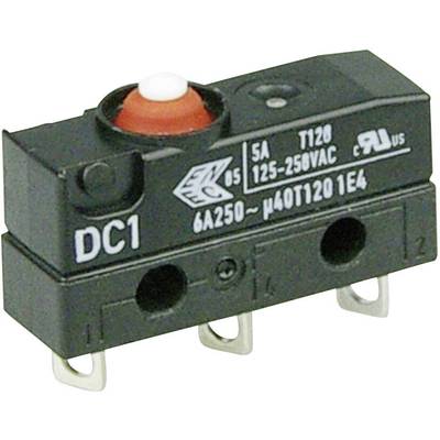 ZF DC1C-A1AA Microschakelaar DC1C-A1AA 250 V/AC 6 A 1x aan/(aan) IP67 Moment 1 stuk(s) 