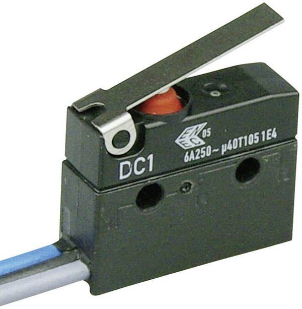 ZF DC1C-C3LB Microschakelaar DC1C-C3LB 250 V/AC 6 A 1x aan/(aan) IP67 Moment 1 stuk(s)