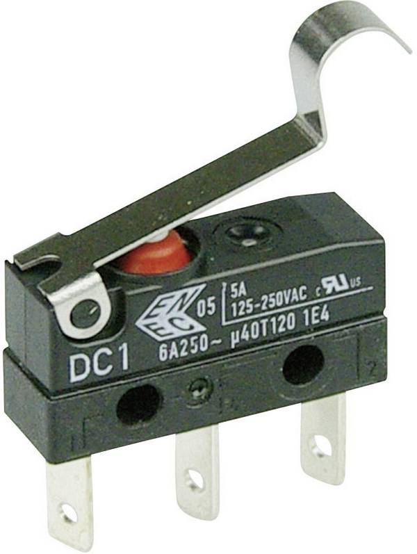 ZF DC1C-L1SC Microschakelaar DC1C-L1SC 250 V/AC 6 A 1x aan/(aan) IP67 Moment 1 stuk(s)
