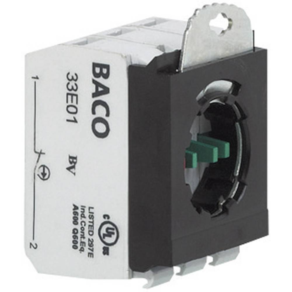 BACO 333E02 Contactelement Met bevestigingsadapter 2x NC Moment 600 V 1 stuk(s)