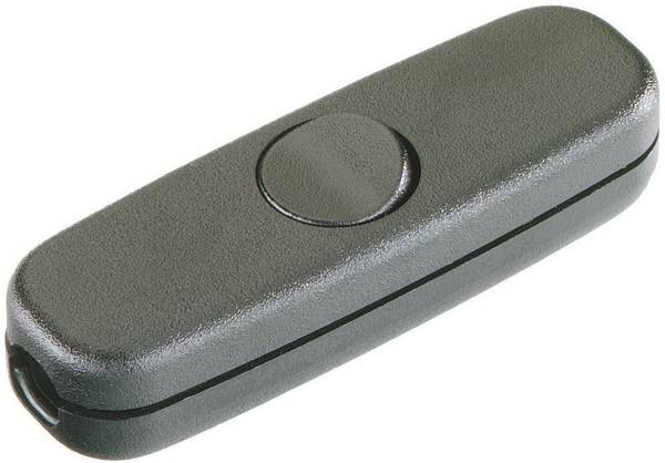 interBär 5055-004.01 Snoerschakelaar Zwart 1x uit/aan 3 A 1 stuk(s)