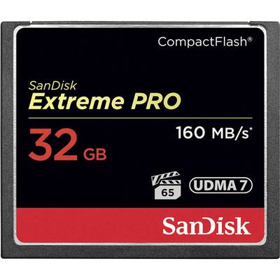SanDisk Extreme PRO 32 GB CompactFlash - 160 MB/s lezen - 150 MB/s schrijven-0