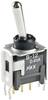 NKK Switches B18AH B18AH Tuimelschakelaar 28 V/DC 0.1 A 1x (aan)/uit/(aan) Moment/0/moment 1 stuk(s)