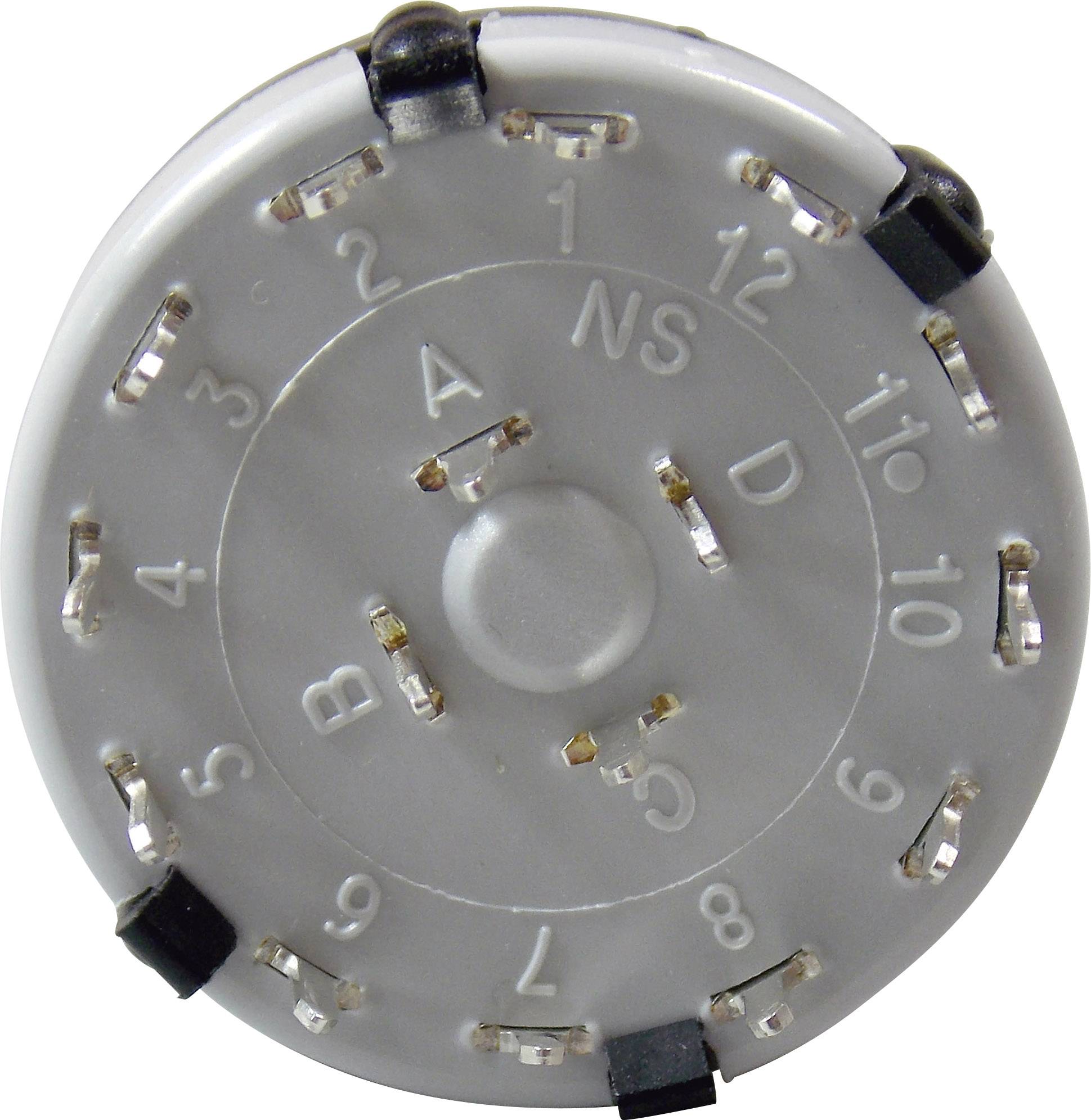 Draaischakelaar 4x3 PCB-bevestiging-8