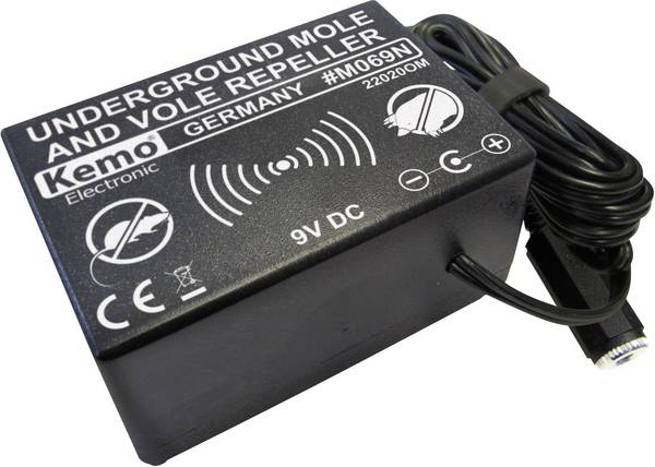 Kemo Underground Repeller Woelmuisverschrikker Functies: Trillingen Werkingssfeer: 1000 m² 1 stuk(s)
