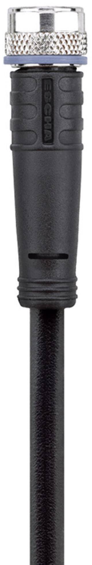 Escha 8043749 Sensor/actuator connector, geassembleerd M8 Aantal polen (sensoren): 3 Bus, recht 5.00 m 1 stuk(s)