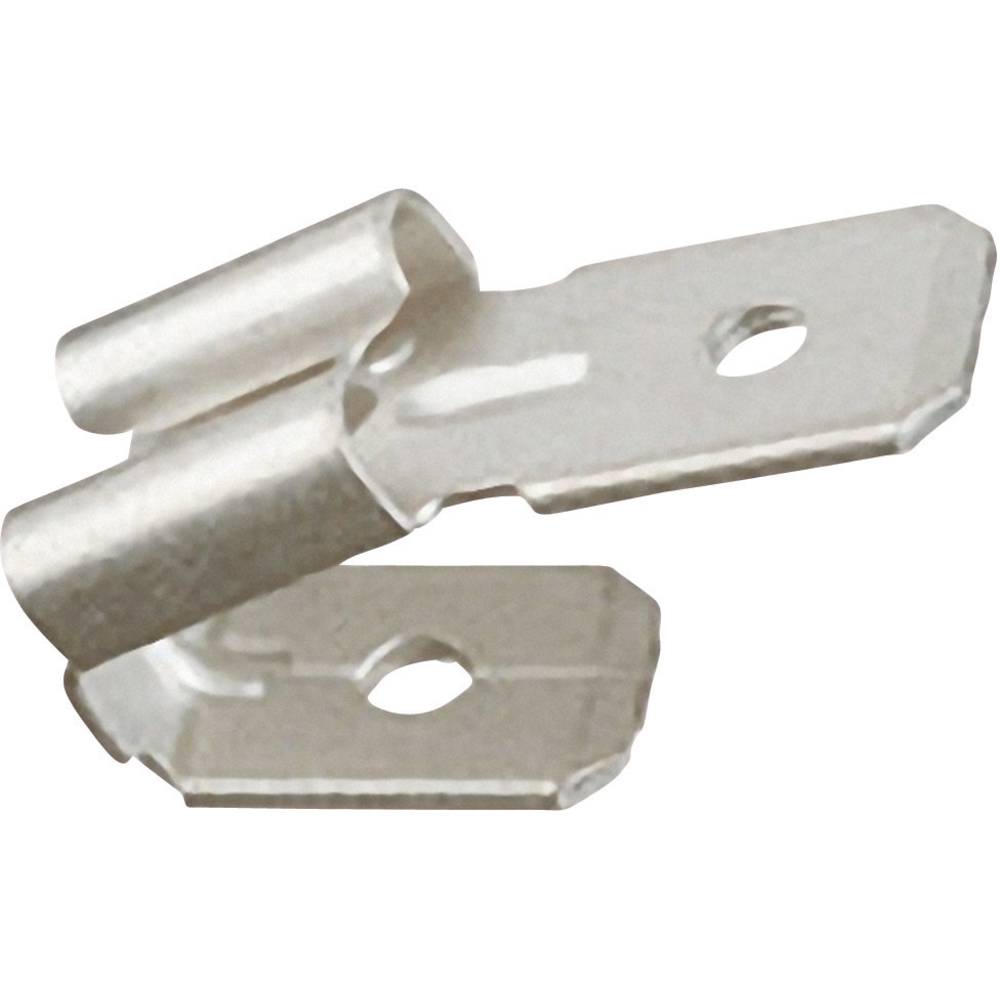 Klauke 725 Splitter voor platte connectoren Insteekbreedte: 6.3 mm Insteekdikte: 0.8 mm 15 ° Ongeïsoleerd Metaal 1 stuk(s)